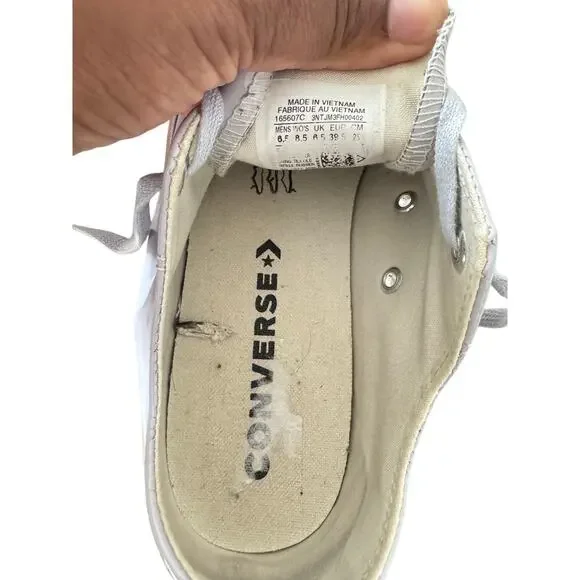 Converse Chuck Taylor Patent Leather Gum Sole Sneaker Fairy Grunge Streetwear - Picture 7 of 10